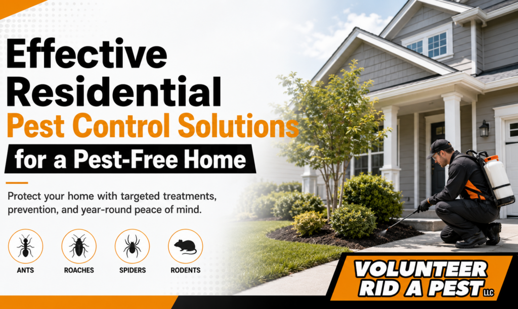 Effective Residential Pest Control Solutions for a Pest-Free Home