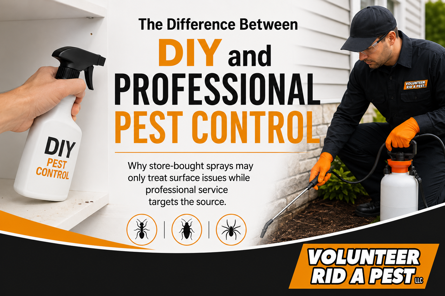 The Difference Between DIY Pest Control and Professional Pest Control