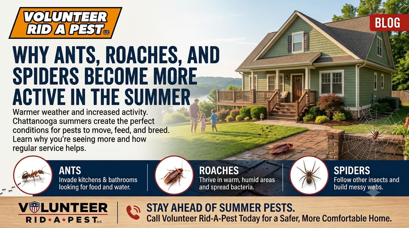 Why Ants, Roaches, and Spiders Become More Active in the Summer