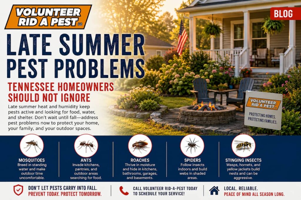 Late Summer Pest Problems