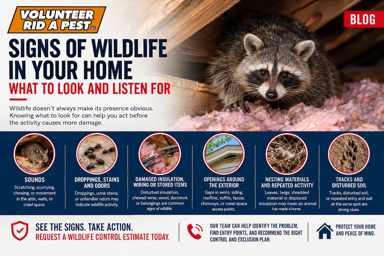 Signs of Wildlife in Your Home What to Look and Listen For